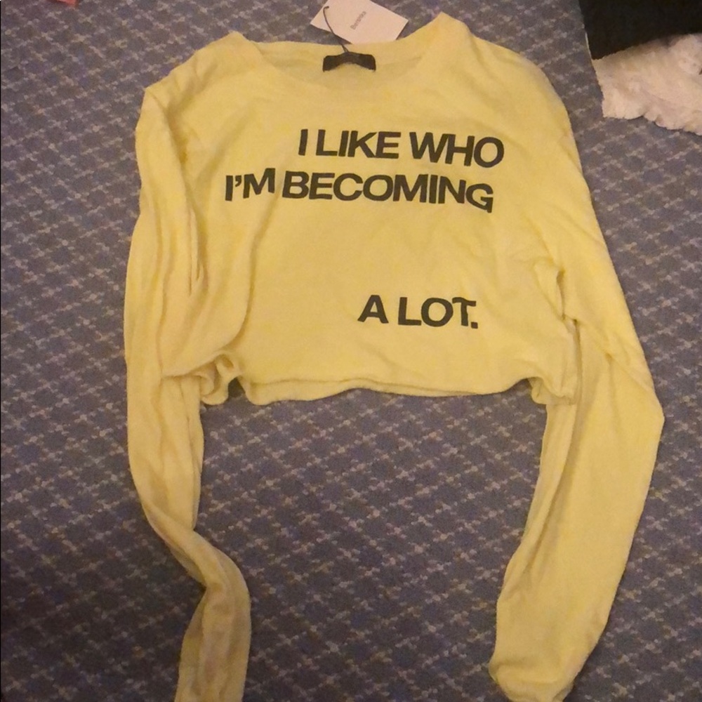 Yellow long sleeve
